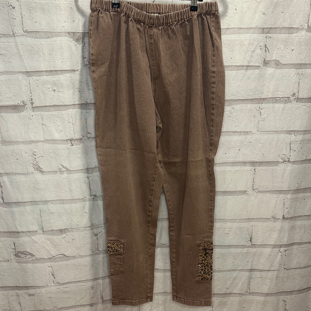 DG2 by Diane Gilman Brown Stretch Jean